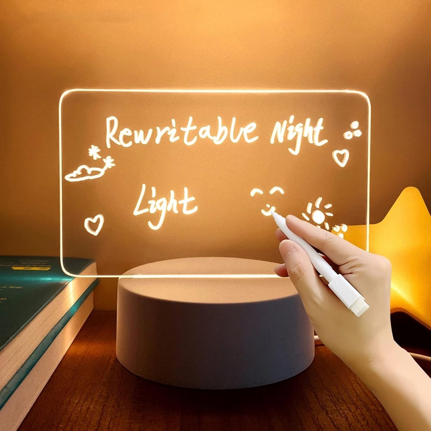 LightNotes® Tablero para notas con luz led